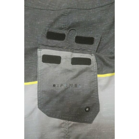 RIP CURL Board Shorts 28 Pocket Gray Surf Trunks Beach Lake - Picture 7 of 10